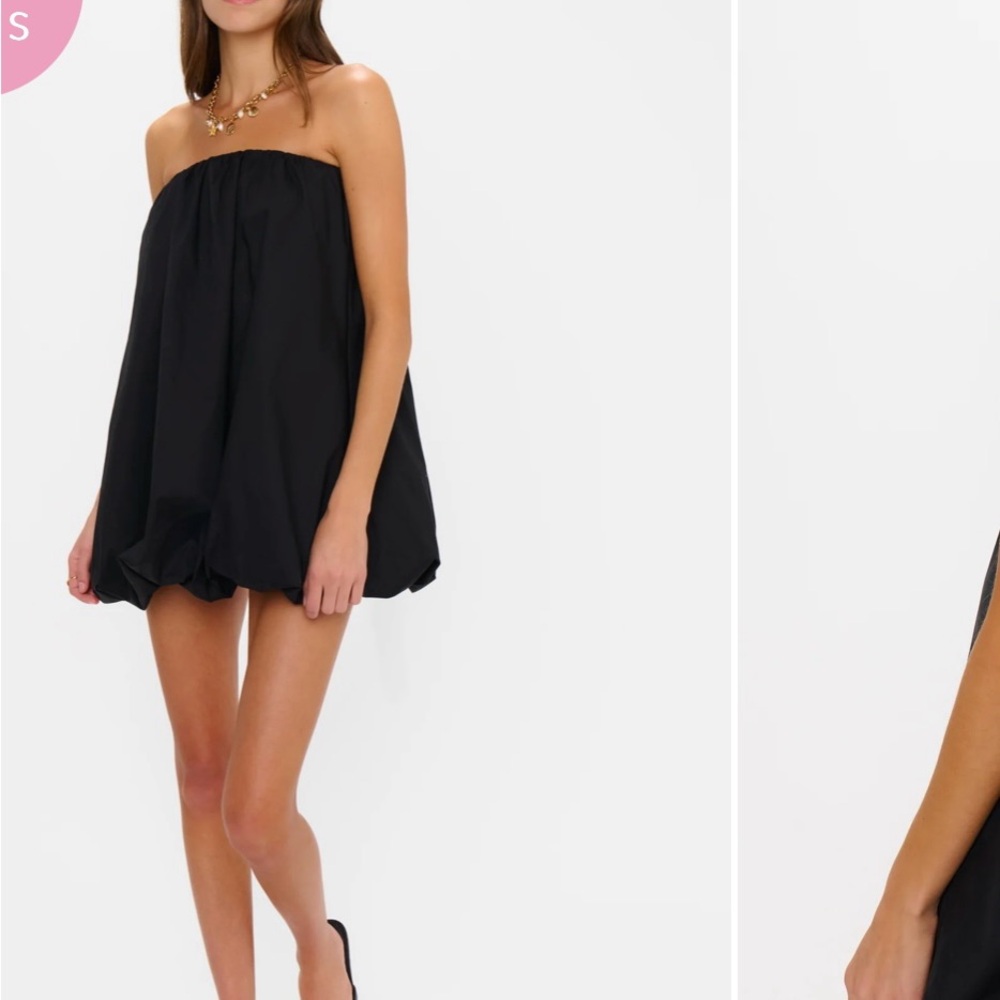 Show Me Your MuMu Black Beverly Bubble Dress